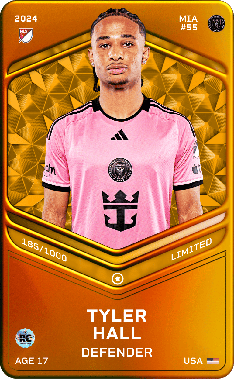 Tyler Hall 2024-25 • Limited 185/1000