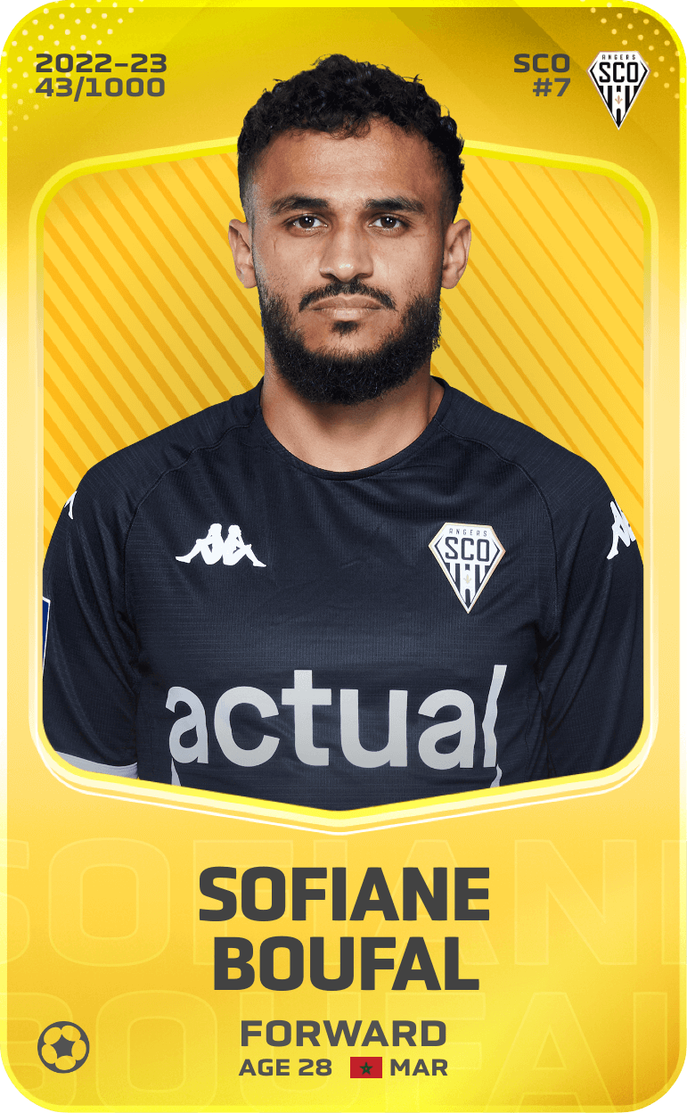 Sofiane Boufal 2022-23 • Limited 43/1000