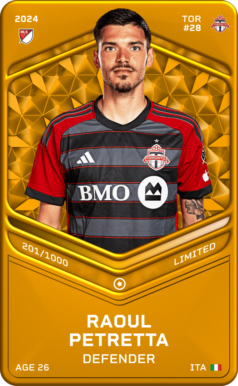 Raoul Petretta 2024-25 • Limited 201/1000