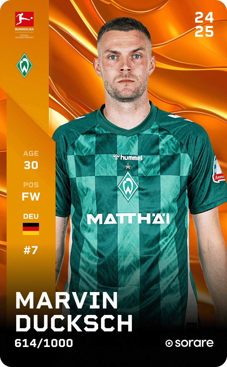 Marvin Ducksch 2024-25 • Limited 614/1000