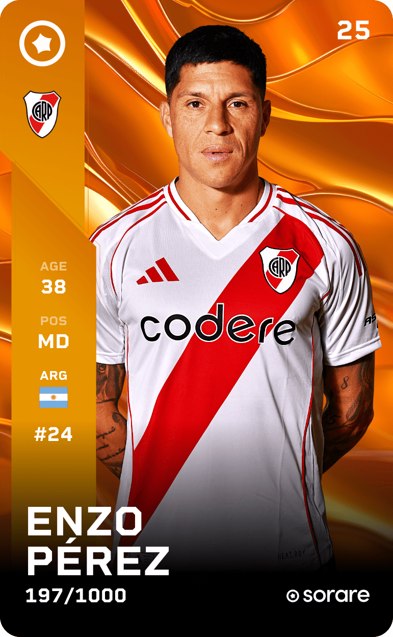Enzo Pérez 2025-26 • Limited 197/1000