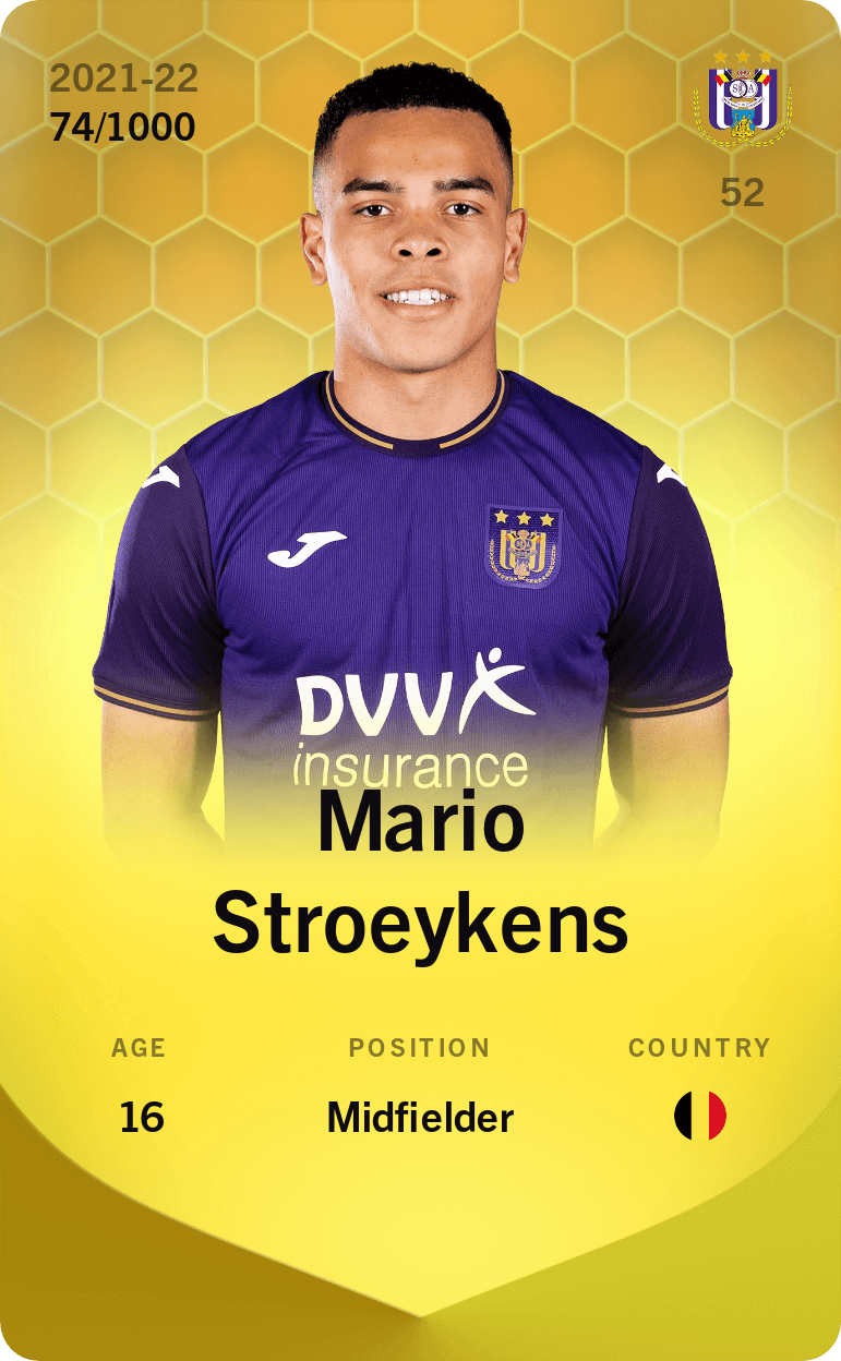 Mario Stroeykens 2021-22 • Limited 74/1000