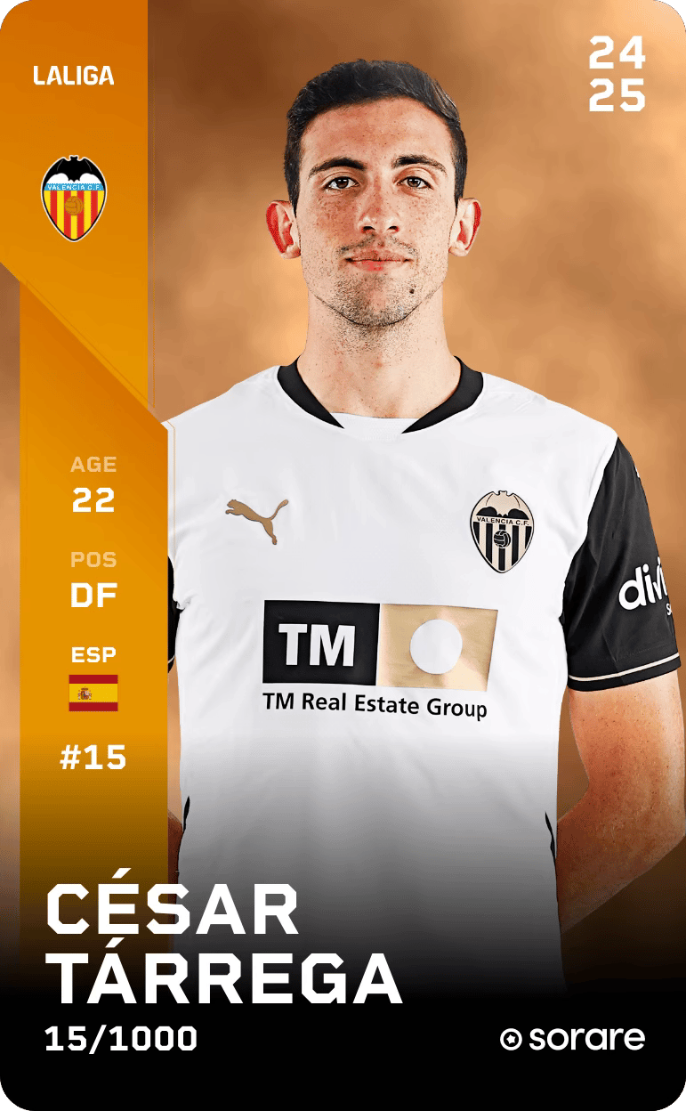 César Tárrega 2024-25 • Limited 15/1000