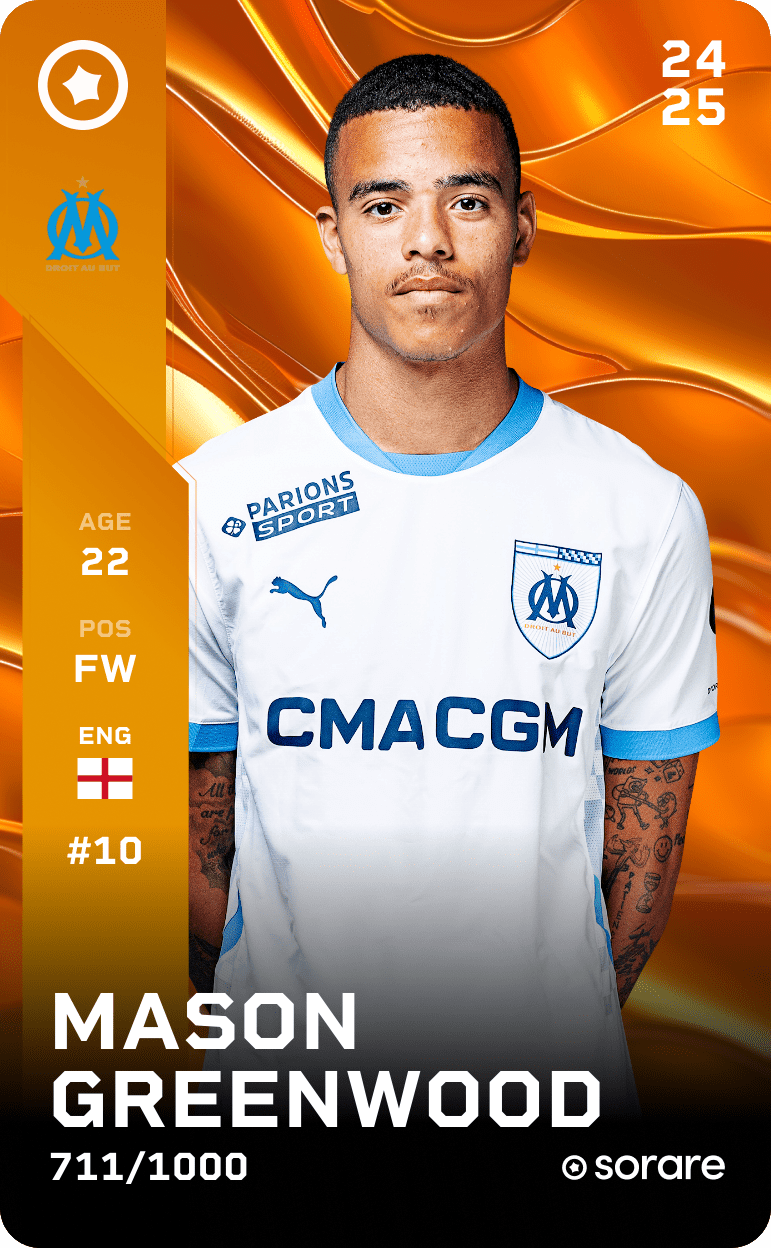 Mason Greenwood 2024-25 • Limited 711/1000