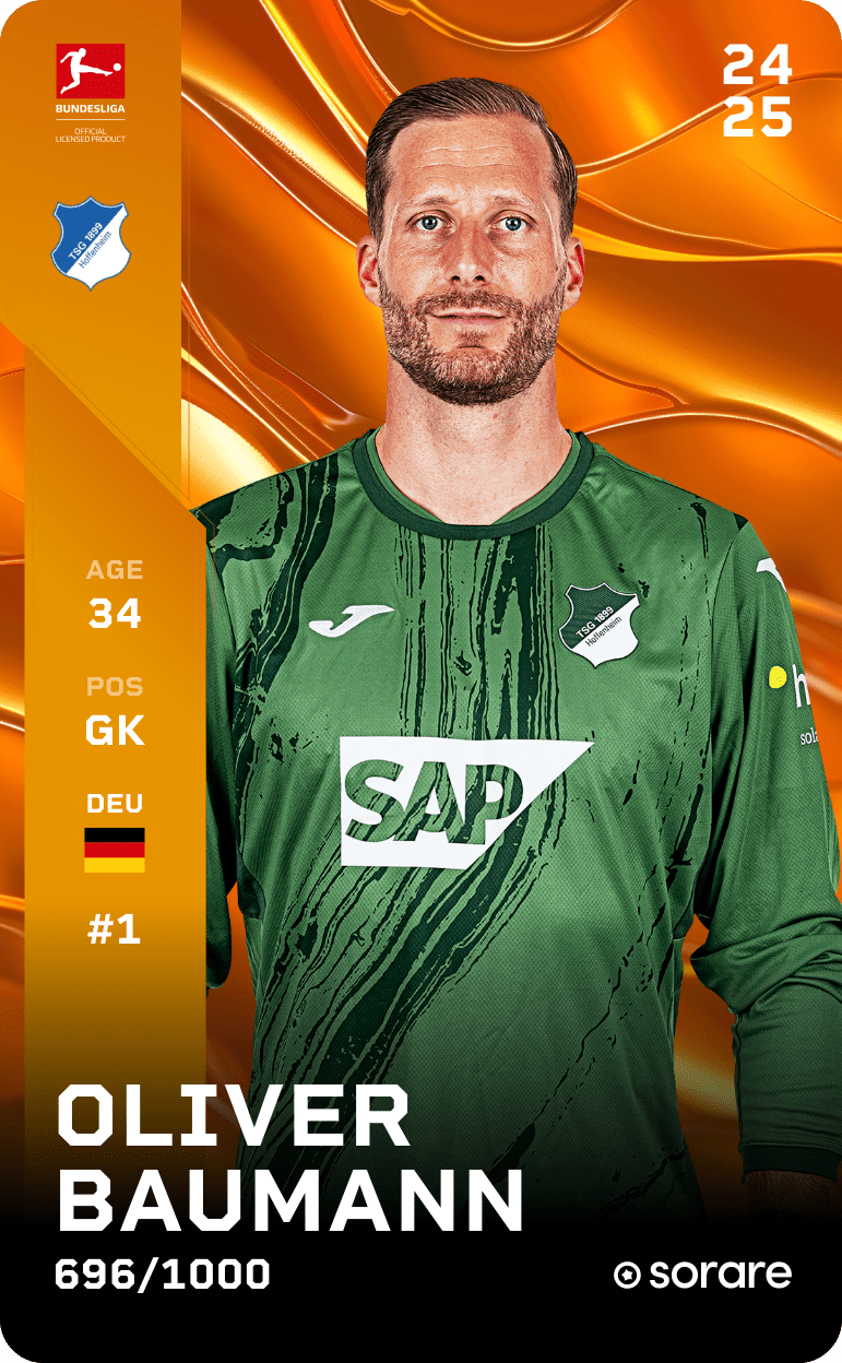 Oliver Baumann 2024-25 • Limited 696/1000