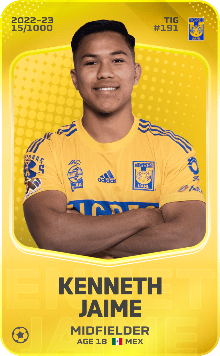Kenneth Jaime 2022-23 • Limited 15/1000
