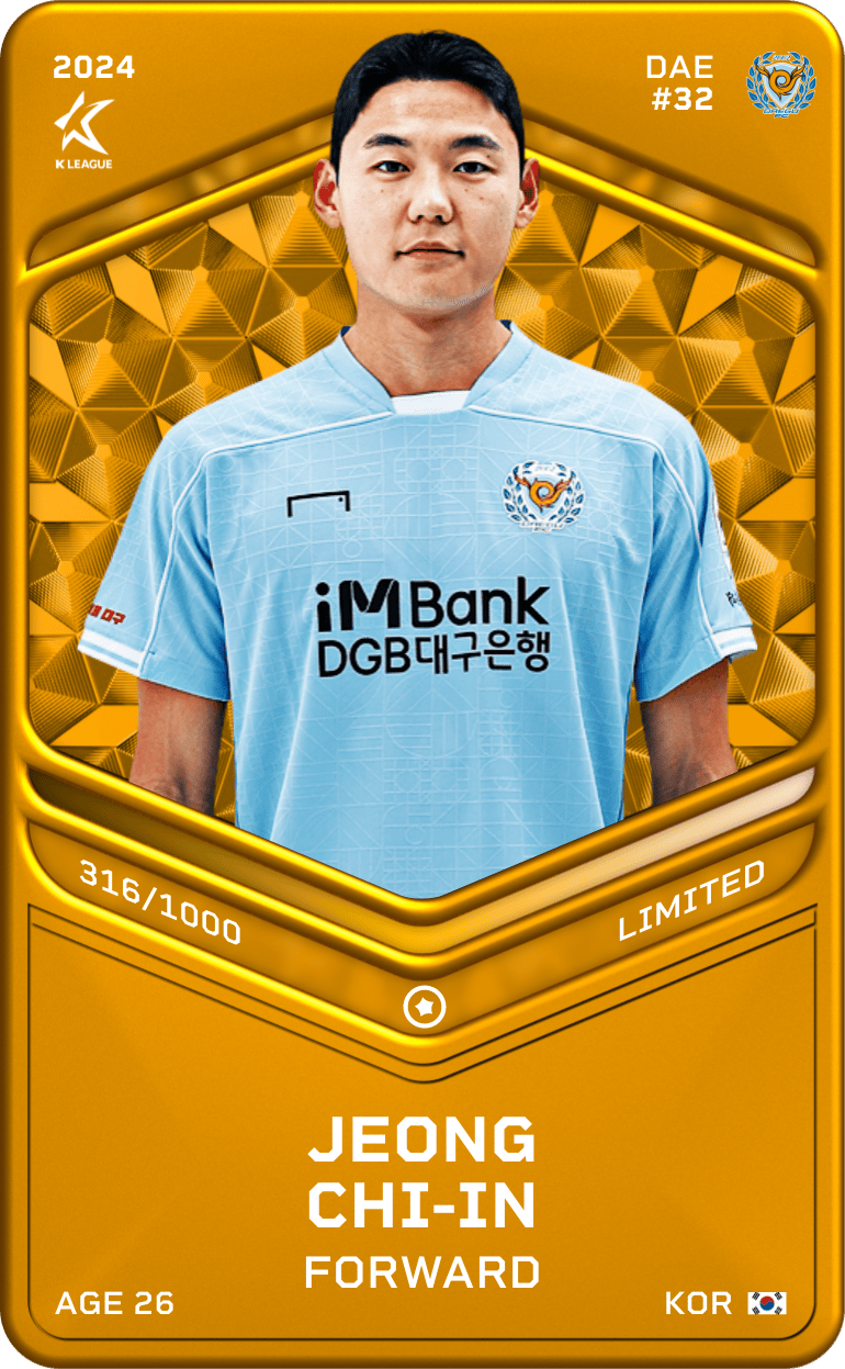 Jeong Chi-In 2024-25 • Limited 316/1000