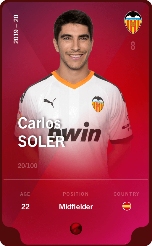 Valencia CF Carlos Soler jersey