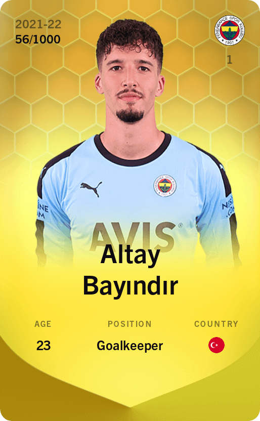 Altay Bayındır 2021-22 • Limited 56/1000