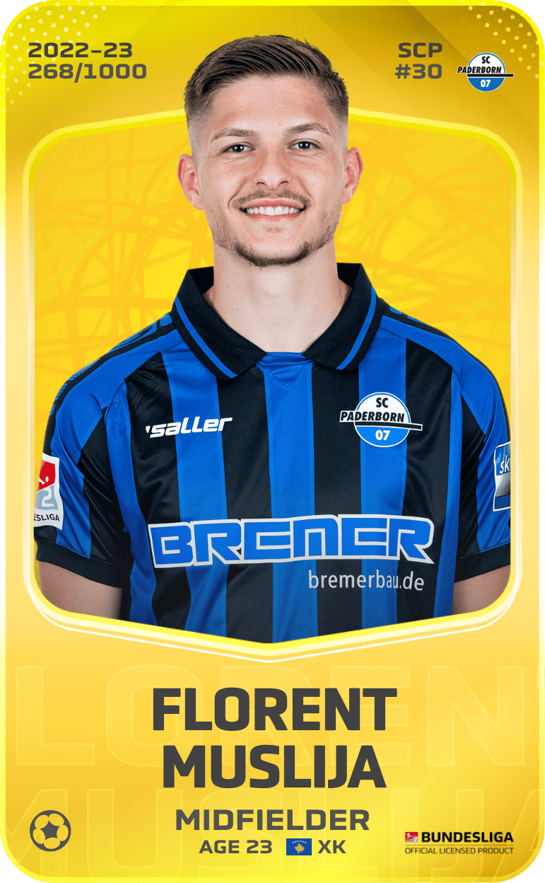 Florent Muslija 2022-23 • Limited 268/1000
