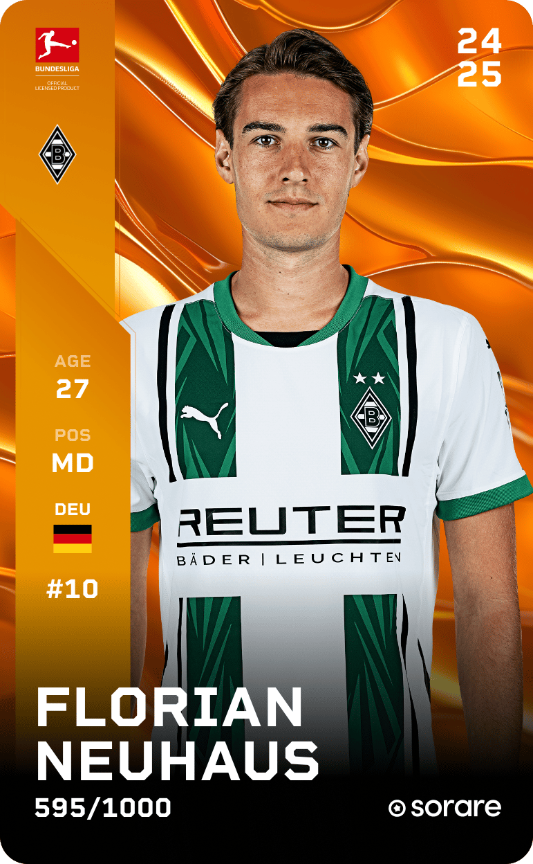 Florian Neuhaus 2024-25 • Limited 595/1000