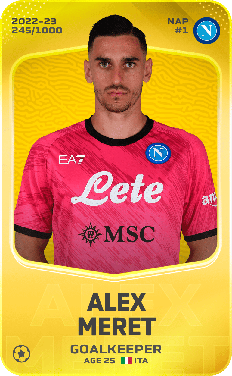 Alex Meret 2022-23 • Limited 245/1000