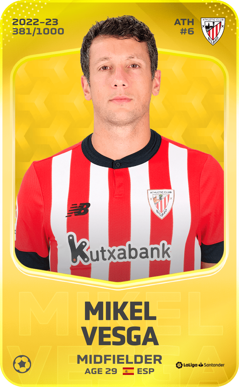Mikel Vesga 2022-23 • Limited 381/1000
