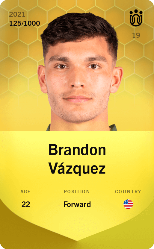 Brandon Vázquez 2021-22 • Limited 125/1000