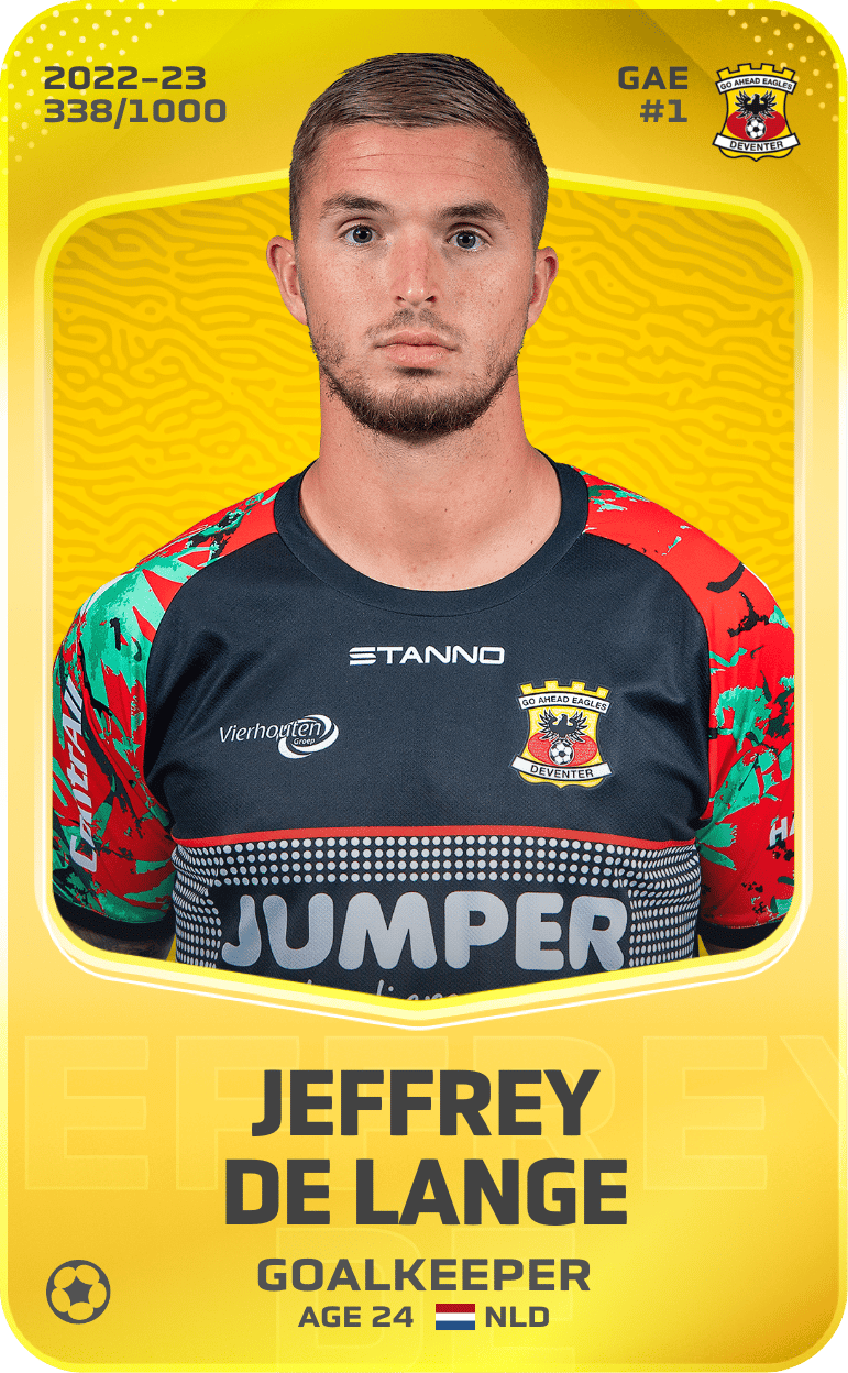 Jeffrey de Lange 2022-23 • Limited 338/1000