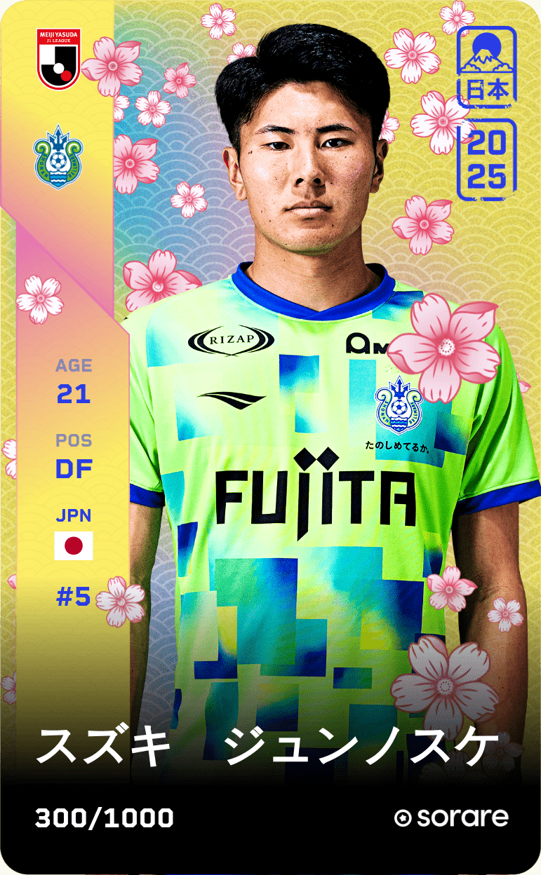 Junnosuke Suzuki 2025-26 • Limited 300/1000