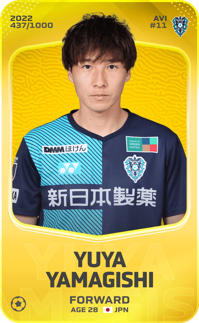 Yuya Yamagishi 2022-23 • Limited 437/1000