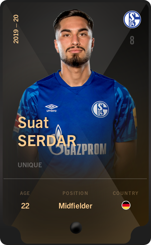 Sorare - Sorare Official - Suat Serdar 2019-20 • Unique - NFT # 36216890350158242795470726240568060236007096316219923513293266335187378757270