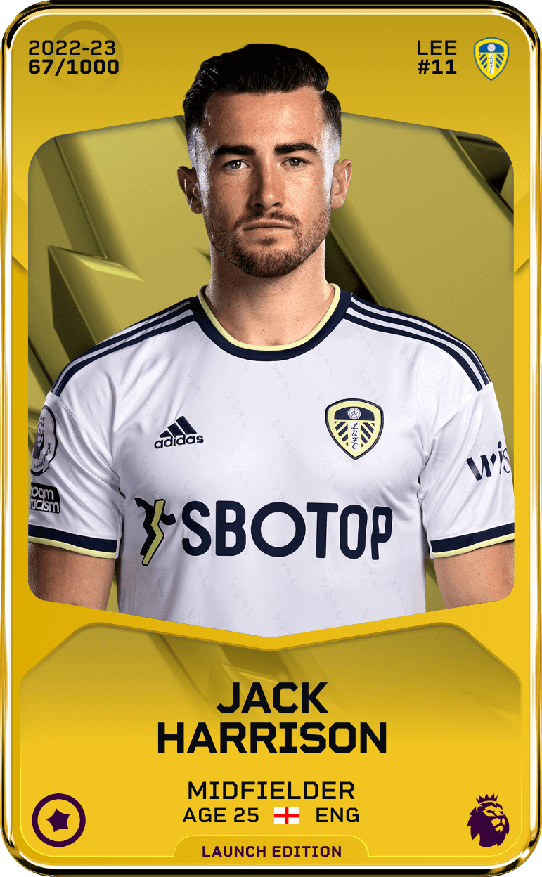 Jack Harrison 2022-23 • Limited 67/1000