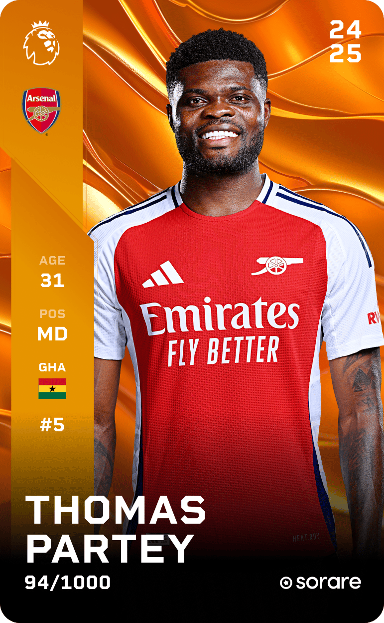 Thomas Partey 2024-25 • Limited 94/1000
