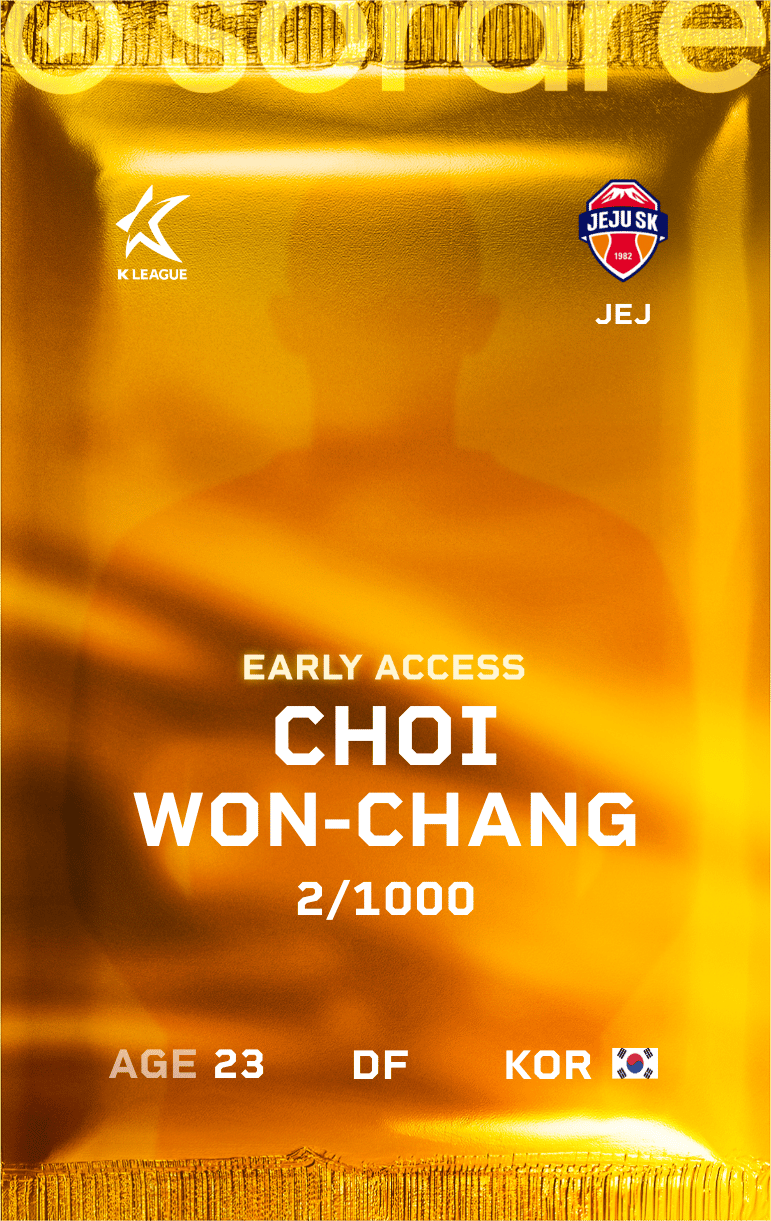 Choi Won-Chang 2025-26 • Limited 2/1000