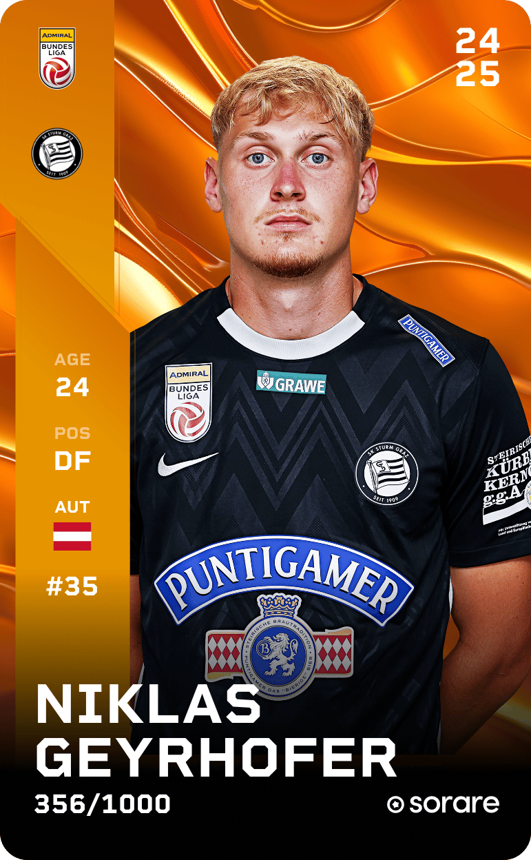 Niklas Geyrhofer 2024-25 • Limited 356/1000