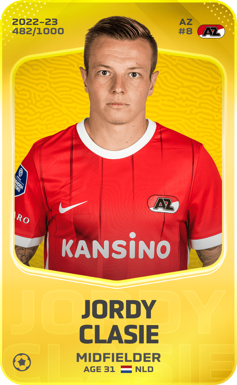 Jordy Clasie 2022-23 • Limited 482/1000