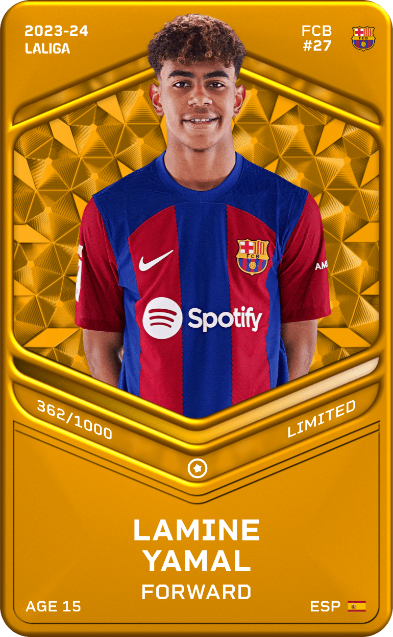 Lamine Yamal 2023-24 • Limited 362/1000