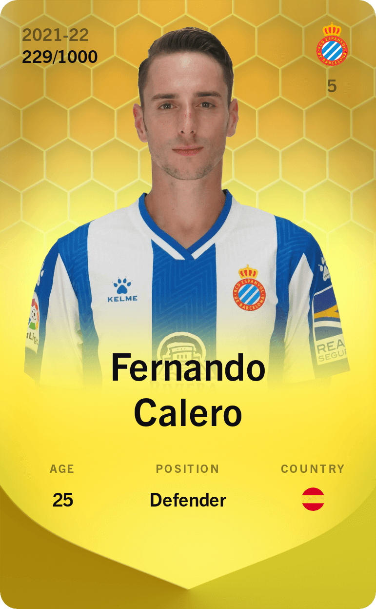 Fernando Calero 2021-22 • Limited 229/1000