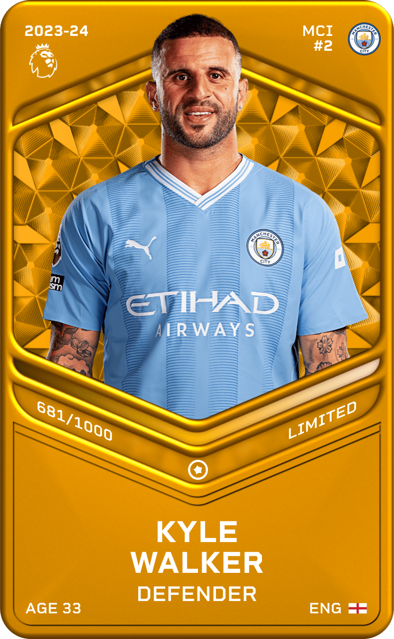 Kyle Walker 2023-24 • Limited 681/1000