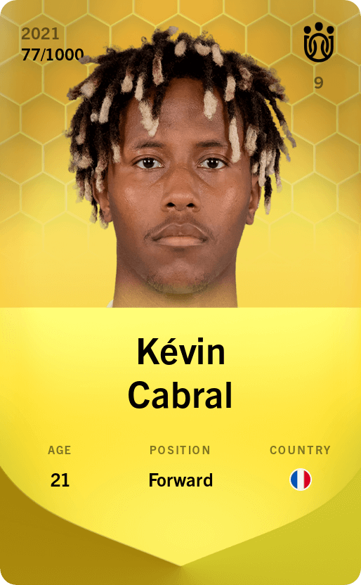 Kévin Cabral 2021-22 • Limited 77/1000