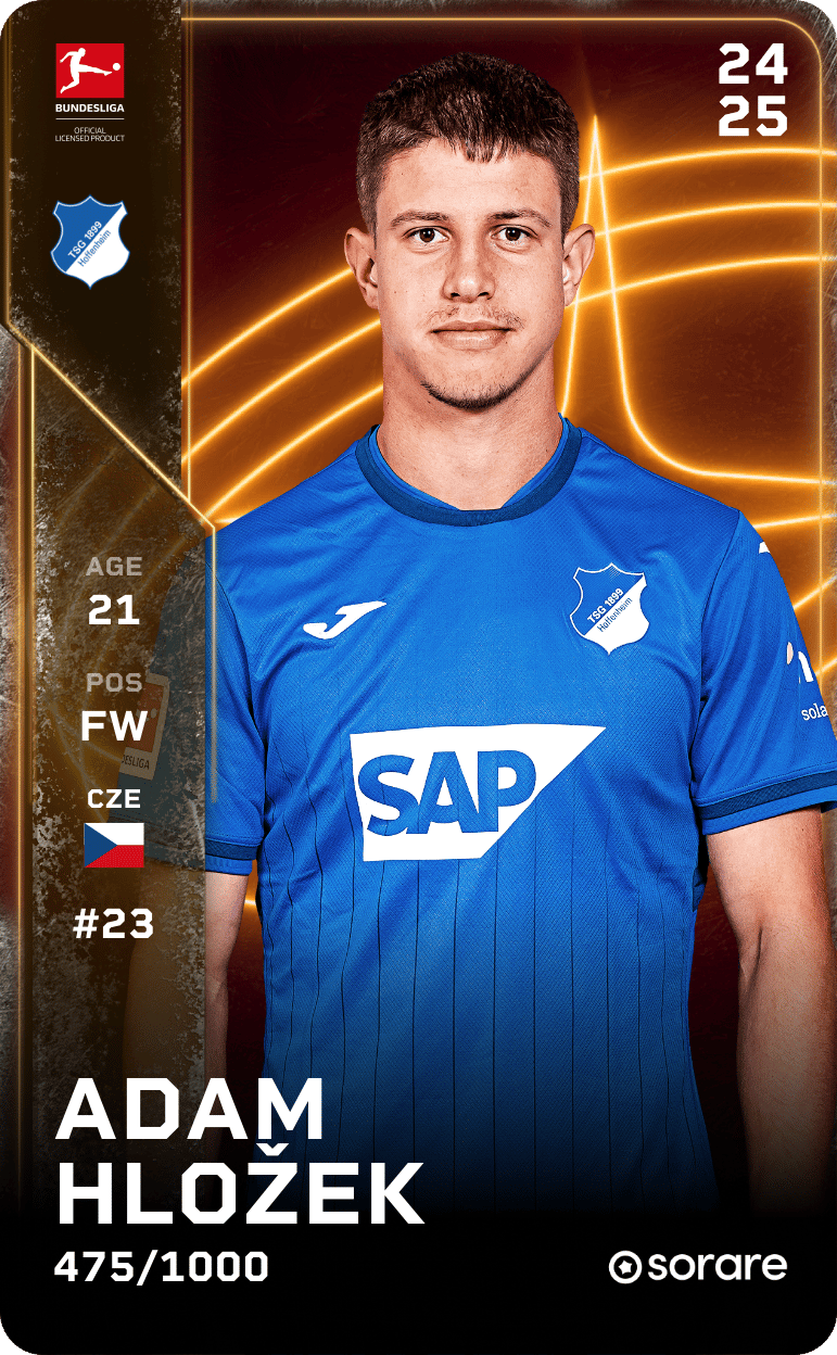 Adam Hložek 2024-25 • Limited 475/1000
