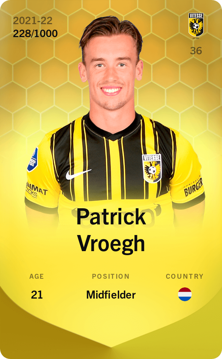 Patrick Vroegh 2021-22 • Limited 228/1000