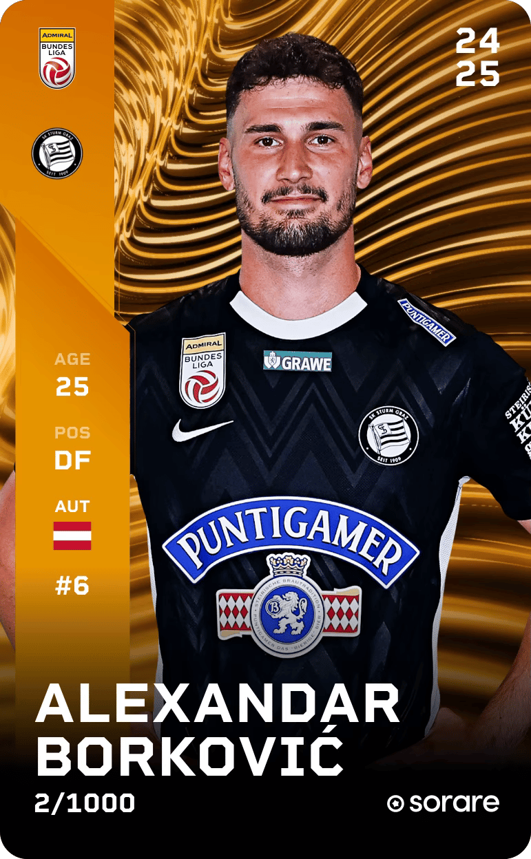 Alexandar Borković 2024-25 • Limited 2/1000