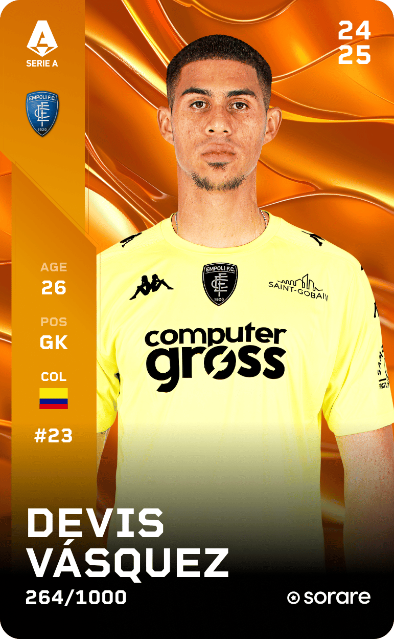 Devis Vásquez 2024-25 • Limited 264/1000