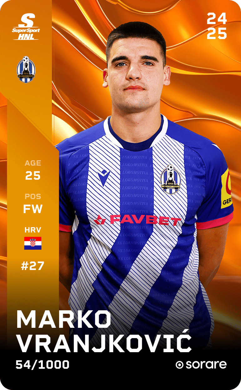 Marko Vranjković 2024-25 • Limited 54/1000