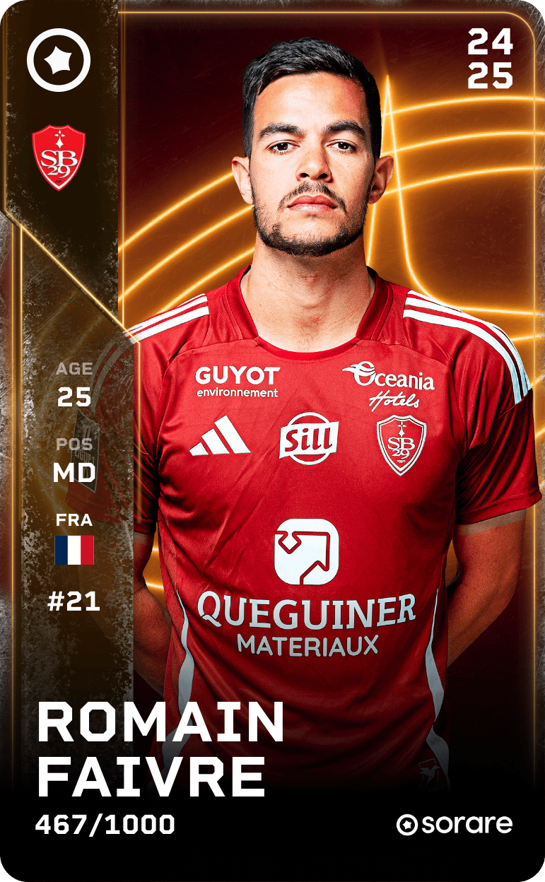 Romain Faivre 2024-25 • Limited 467/1000