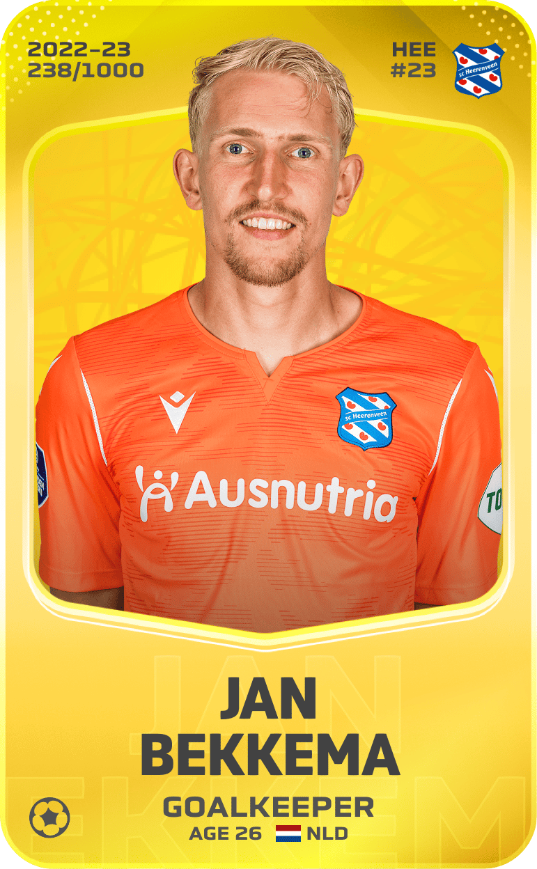 Jan Bekkema 2022-23 • Limited 238/1000
