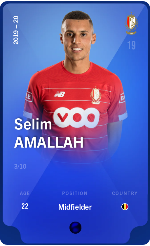 Sorare - Sorare Official - Selim Amallah 2019-20 • Super Rare 3/10 - NFT # 114849405326181254940618657633598742005990818606560347619410080673303252342376