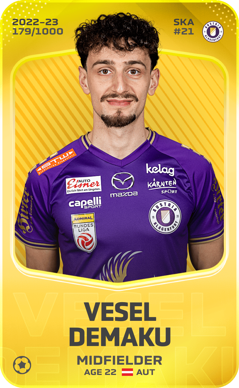 Vesel Demaku 2022-23 • Limited 179/1000