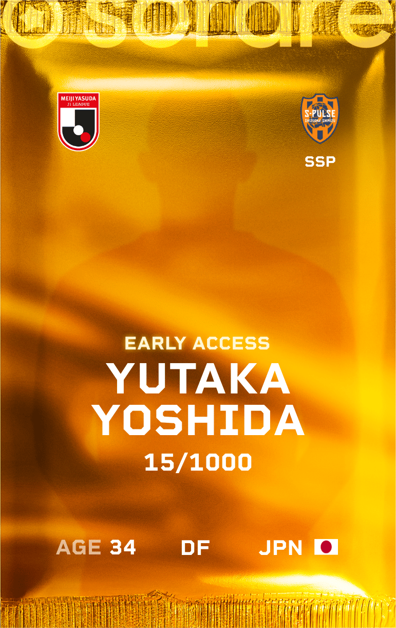 Yutaka Yoshida 2025-26 • Limited 15/1000