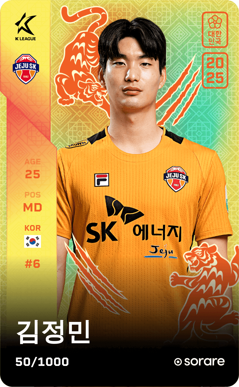Kim Jung-Min 2025-26 • Limited 50/1000
