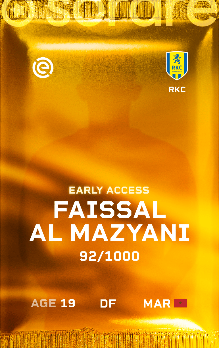 Faissal Al Mazyani 2024-25 • Limited 92/1000