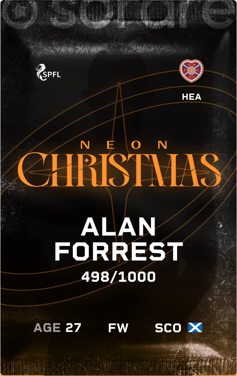 Alan Forrest 2024-25 • Limited 498/1000