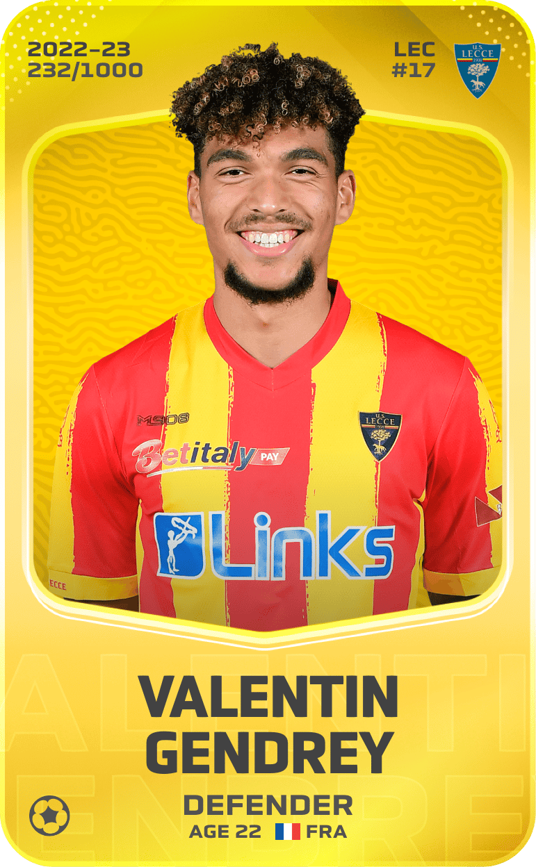 Valentin Gendrey 2022-23 • Limited 232/1000