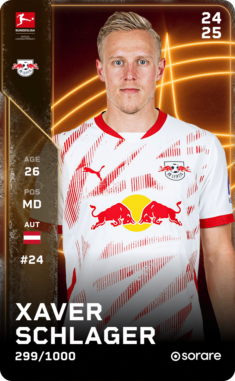 Xaver Schlager 2024-25 • Limited 299/1000