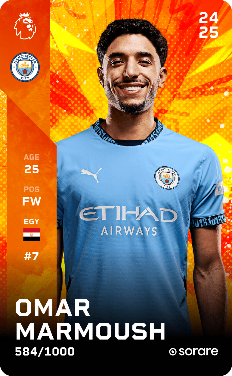 Omar Marmoush 2024-25 • Limited 584/1000