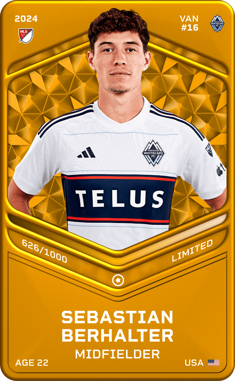 Sebastian Berhalter 2024-25 • Limited 626/1000