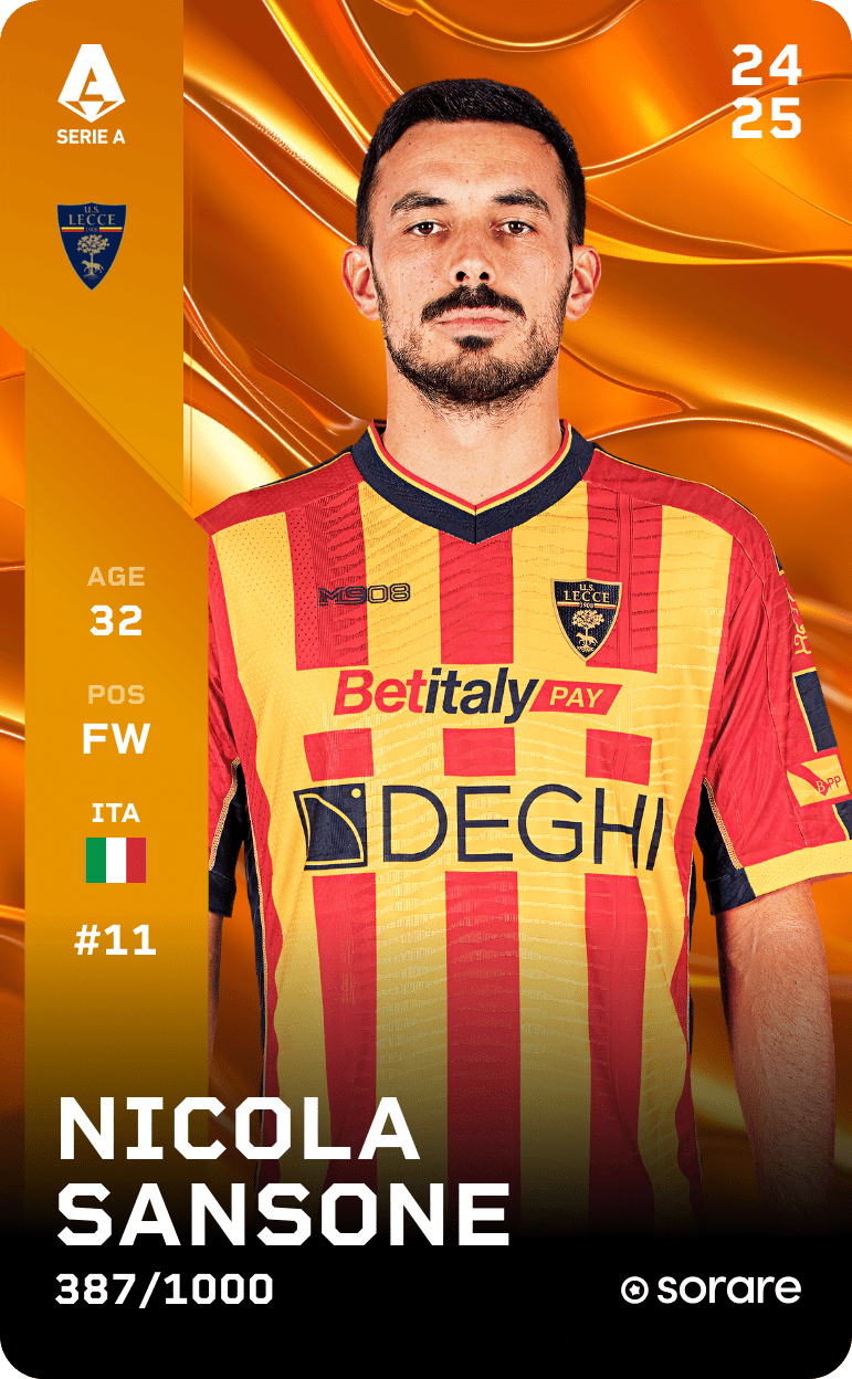 Nicola Sansone 2024-25 • Limited 387/1000