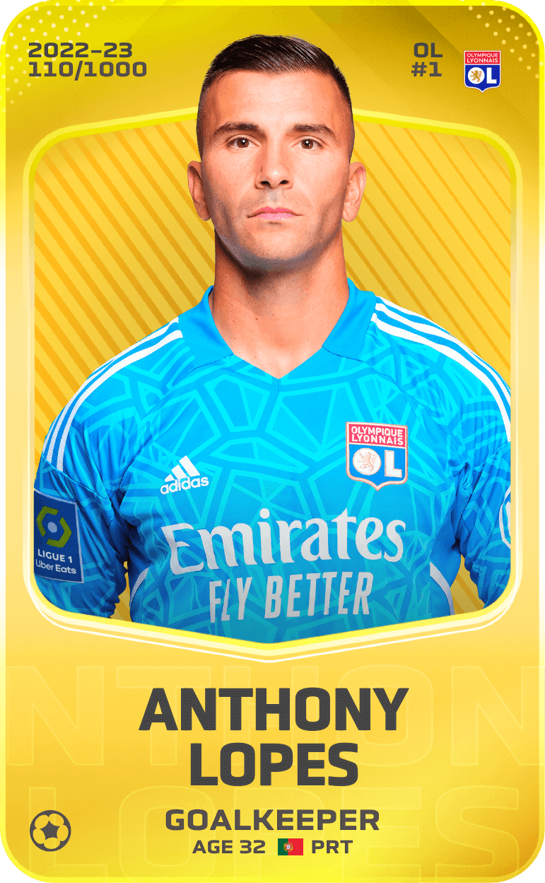 Anthony Lopes 2022-23 • Limited 110/1000